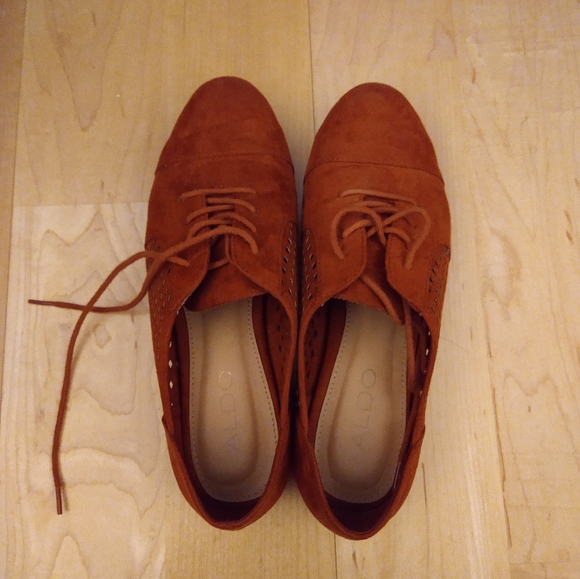 Aldo Glaniel Shoes - Size US Womens 6.5 - Colour Rust/Orange - Picture 2 of 4